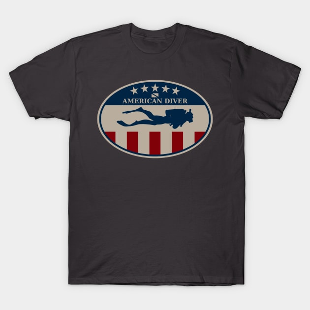 American Diver T-Shirt by TCP